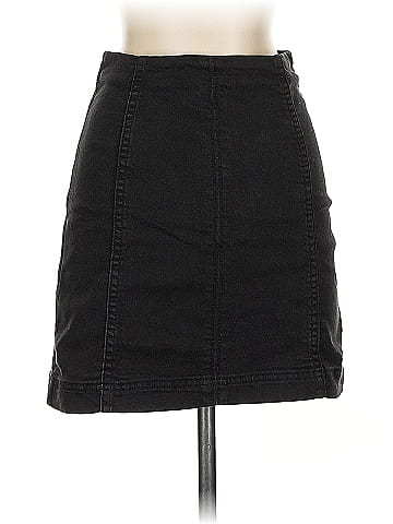 Free People Denim Skirt (view 2)