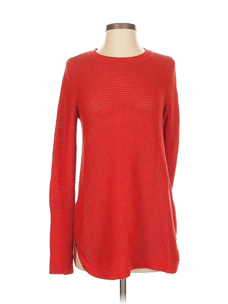 Pre-owned Akini Pullover Sweater In Red
