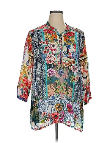 Johnny Was 3/4 Sleeve Blouse (view 1)