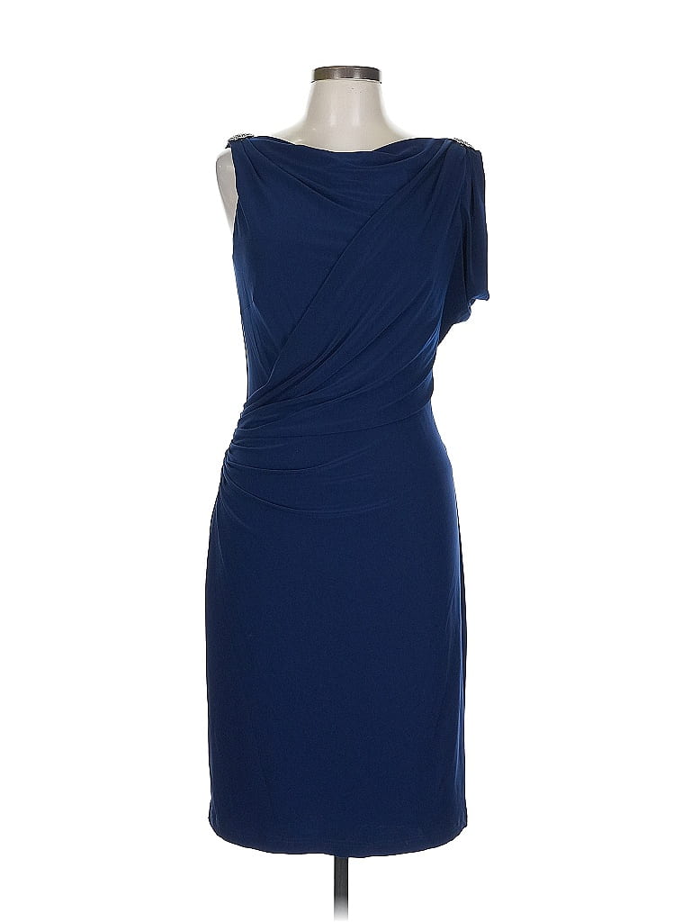 Lauren Ralph Lauren Women's Yellow Bloom Strapless Faille Cocktail Dress Size 10