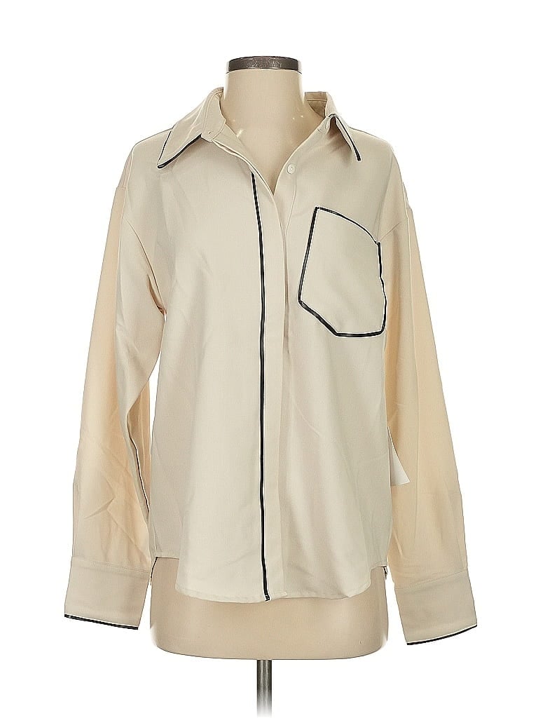 Whiteroom+cactus Long Sleeve Blouse In White