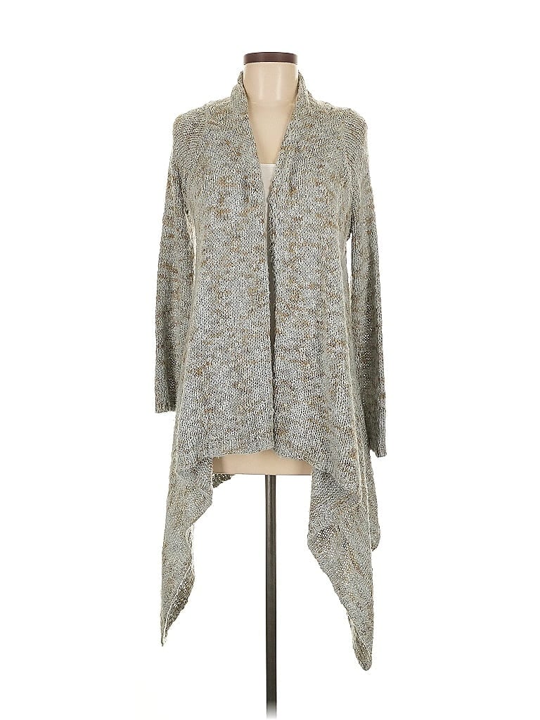 Pre-owned Bcbgmaxazria Cardigan Sweater In Gray