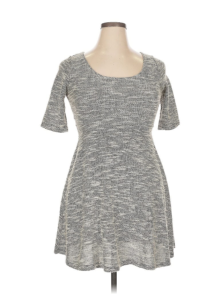 Pre-owned Xhilaration Casual Dress In Gray