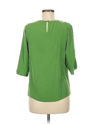 Tibi 3/4 Sleeve Silk Top (view 2)