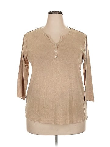 Croft & Barrow 3/4 Sleeve Top (view 1)