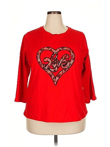 Ashley Stewart 3/4 Sleeve T-Shirt (view 1)