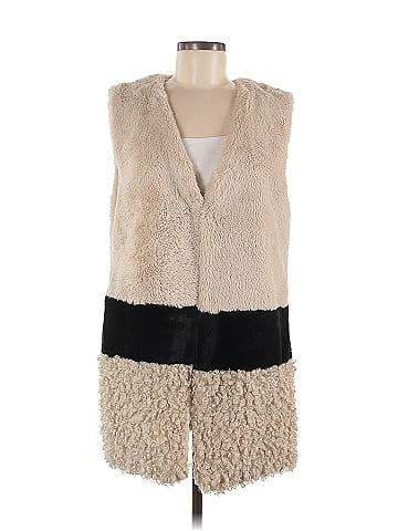 Catherine Malandrino Faux Fur Vest (view 1)
