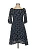 Bar III 100% Polyester Polka Dots Blue Casual Dress Size 0 - photo 1