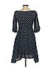 Bar III 100% Polyester Polka Dots Blue Casual Dress Size 0 - photo 2