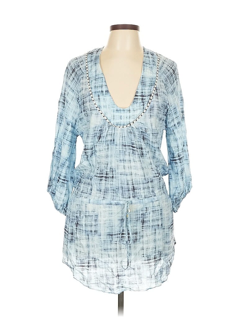 Pre-owned Vix By Paula Hermanny Casual Dress In Blue