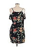 Love & Other Things 100% Viscose Tropical Black Cocktail Dress Size M - photo 2
