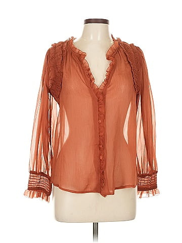 Forever That Girl for Anthropologie 3/4 Sleeve Blouse (view 1)