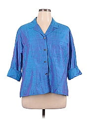 Chico's Design 3/4 Sleeve Silk Top