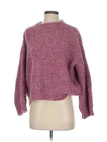 Woven Heart Pullover Sweater (view 1)