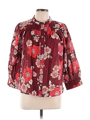 Porridge 3/4 Sleeve Blouse (view 1)