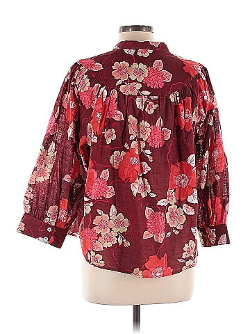 Porridge 3/4 Sleeve Blouse (view 2)