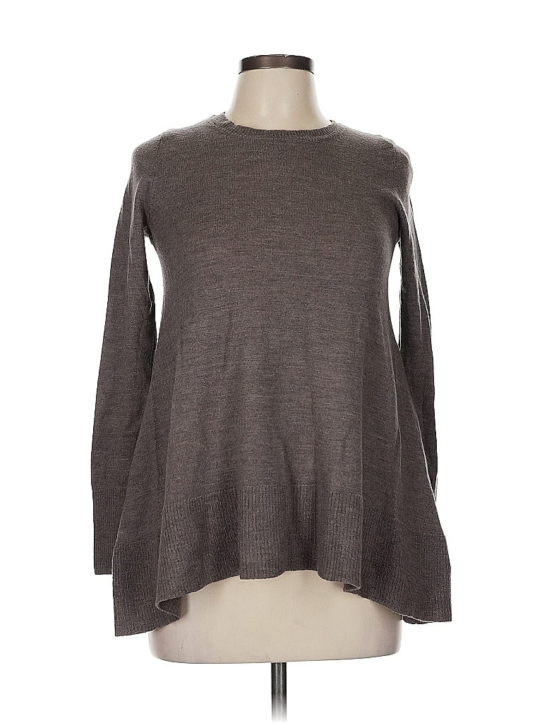 Pre-owned Max Studio Wool Sweater In Gray