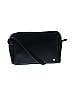 Etienne Aigner Solid Black Blue Leather Crossbody Bag One size - photo 1