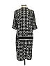 Halogen 100% Polyester Print Gray Casual Dress Size S - photo 2