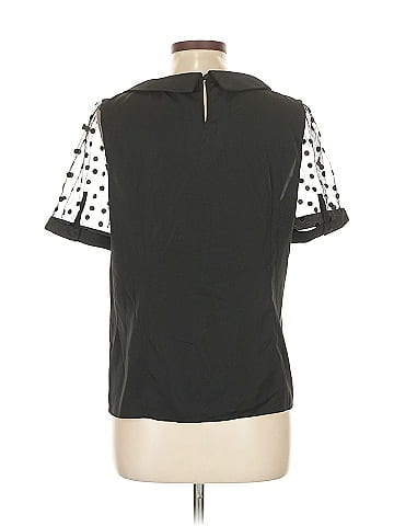 Allegra K Short Sleeve Blouse (view 2)