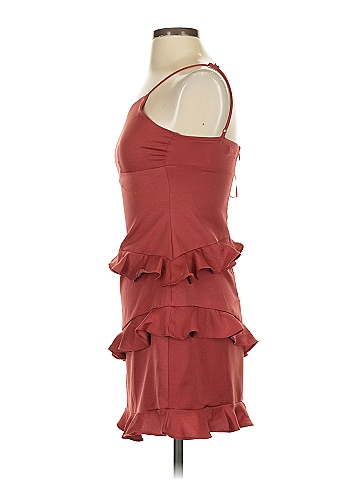 Altar'd State 100% Polyester Burgundy Cocktail Dress Size XS