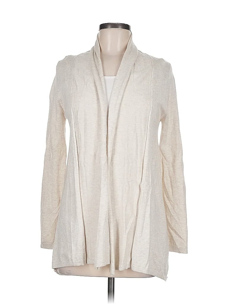 Pre-owned Zara Cardigan Sweater In White