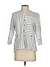 Habitat Gray 3/4 Sleeve Blouse Size XS - photo 1