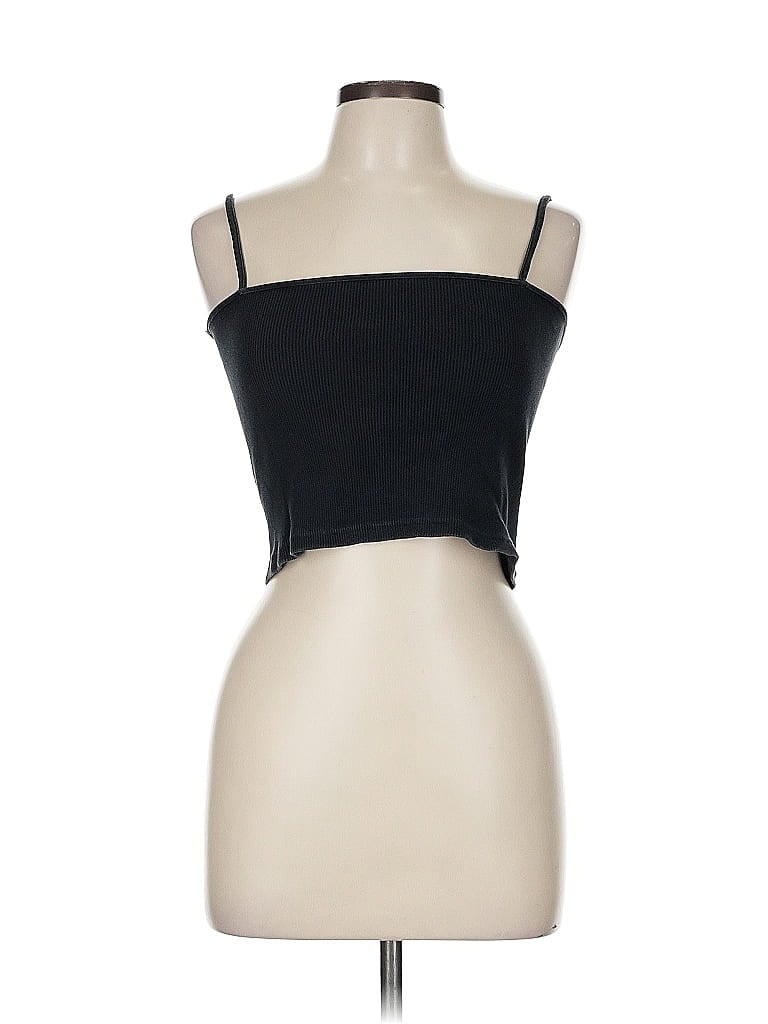 Pre-owned John Galt Tank Top Gray Strapless Neckline Tops