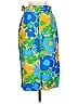 J.Crew 100% Cotton Tropical Blue Casual Skirt Size 2 - photo 2