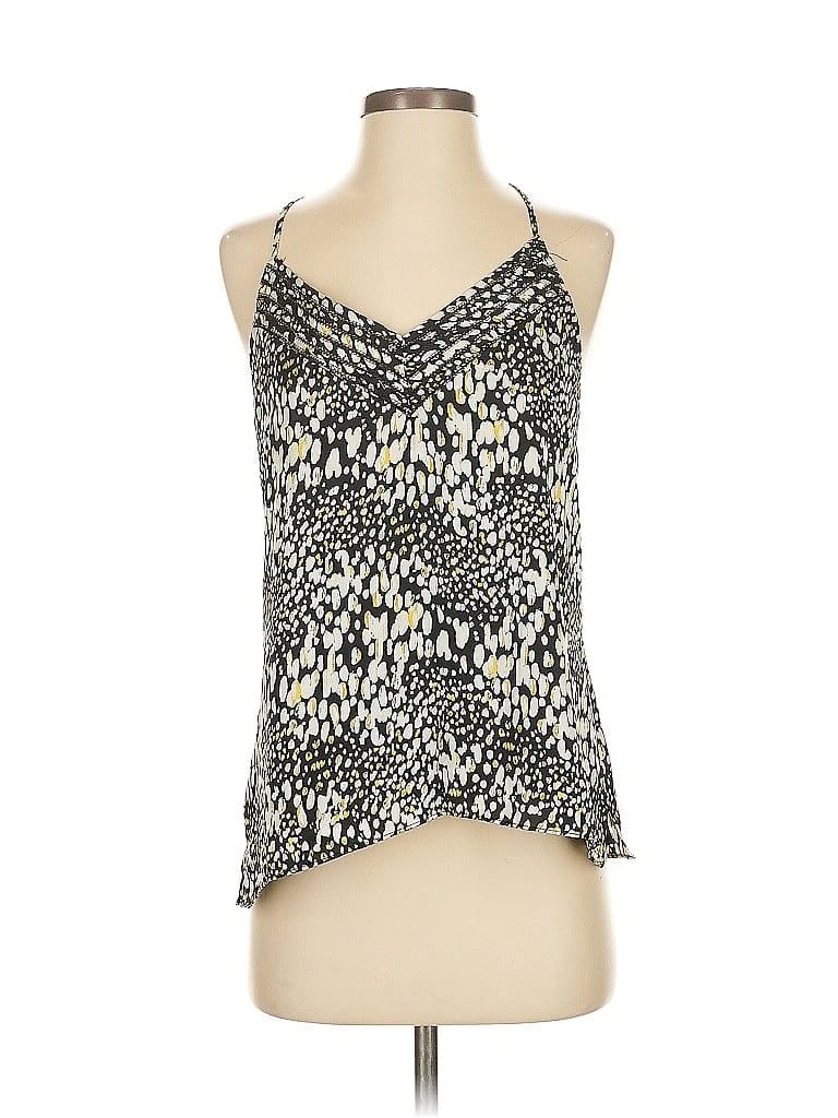 Pre-owned Roan + Ryan Sleeveless Top Gold Halter Neckline Tops