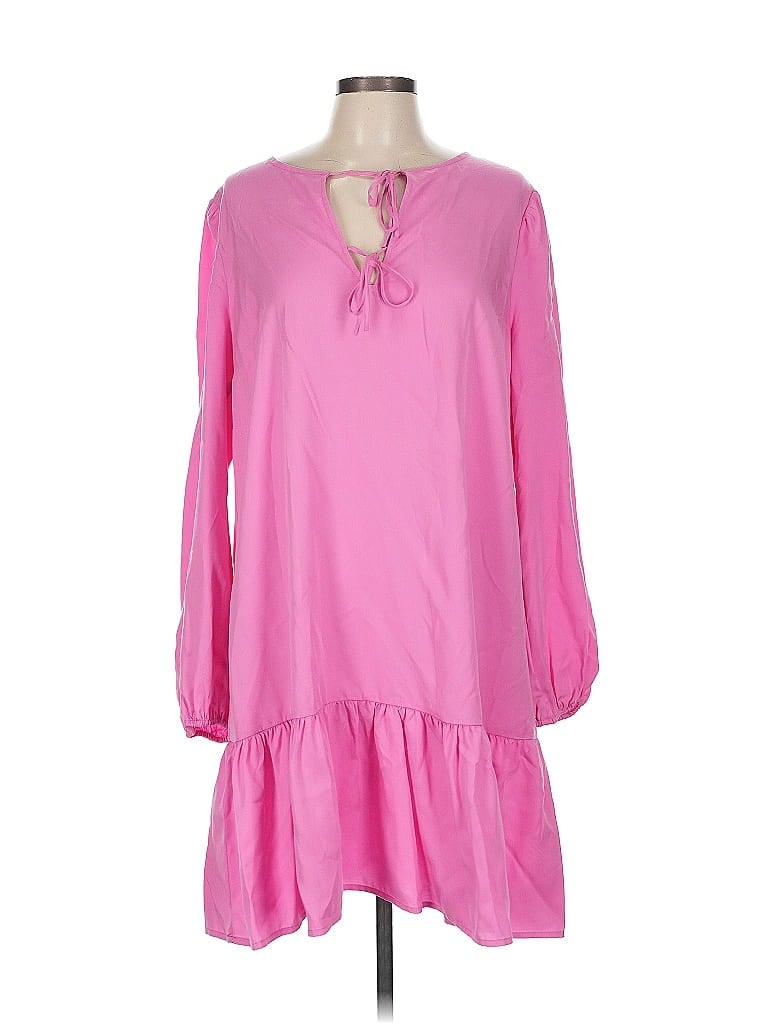 Pre-owned Saks Fifth Avenue Casual Dress In Pink