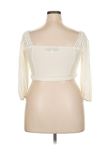 Blue Rain 3/4 Sleeve Top (view 2)