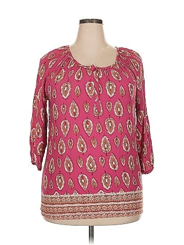 Lucy & Laurel 3/4 Sleeve Blouse (view 1)