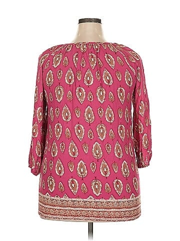 Lucy & Laurel 3/4 Sleeve Blouse (view 2)