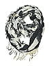 BP. Gray Ivory Scarf One size - photo 1