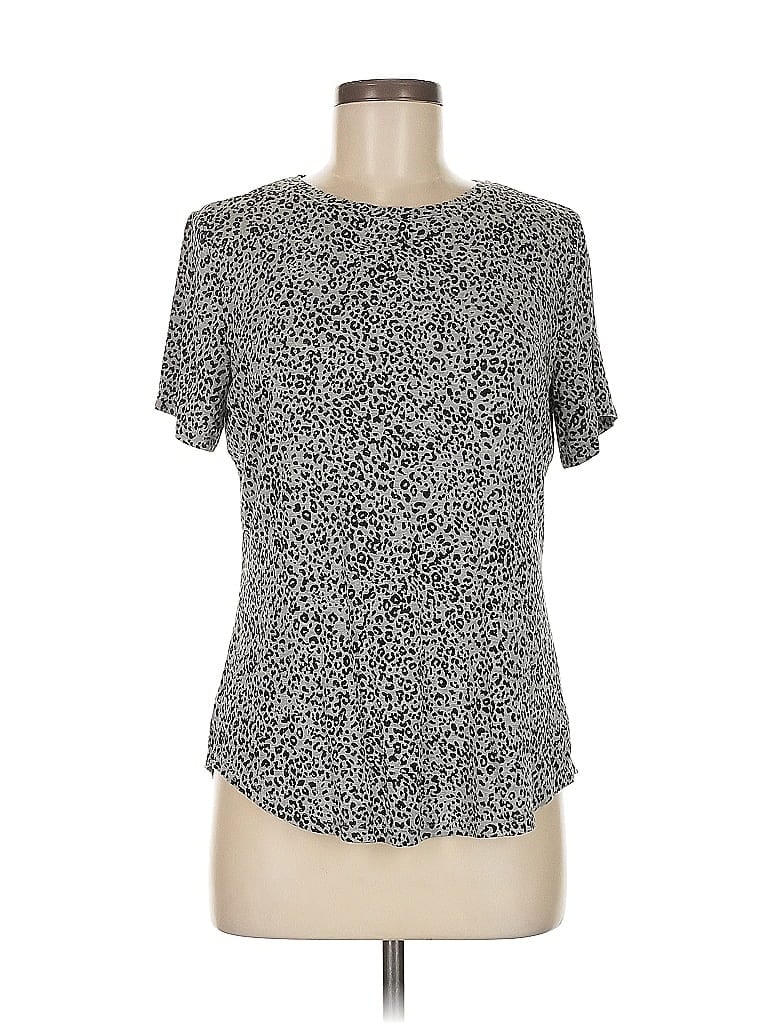 Pre-owned Old Navy Short Sleeve T-shirt In Gray