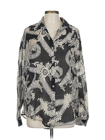 A. Peach 3/4 Sleeve Blouse (view 1)