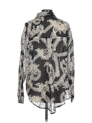 A. Peach 3/4 Sleeve Blouse (view 2)