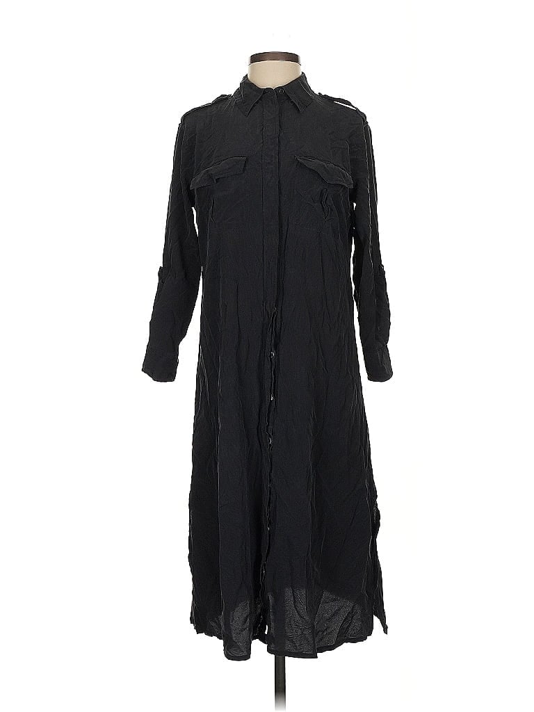Pre-owned Equipment Casual Dress In Black