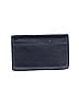Assorted Brands 100% Leather Blue Black Leather Card Holder One size - photo 2