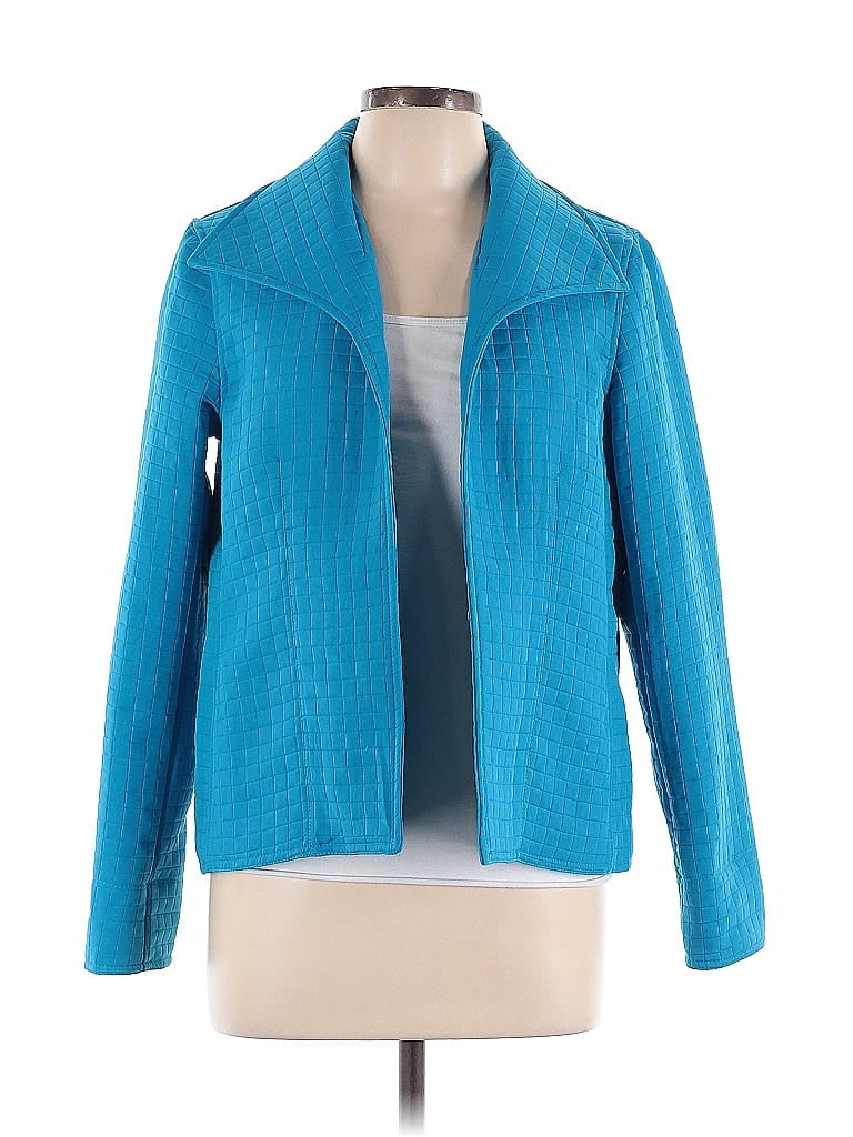 For Cynthia 100% Polyester Teal Jacket Size L - photo 1