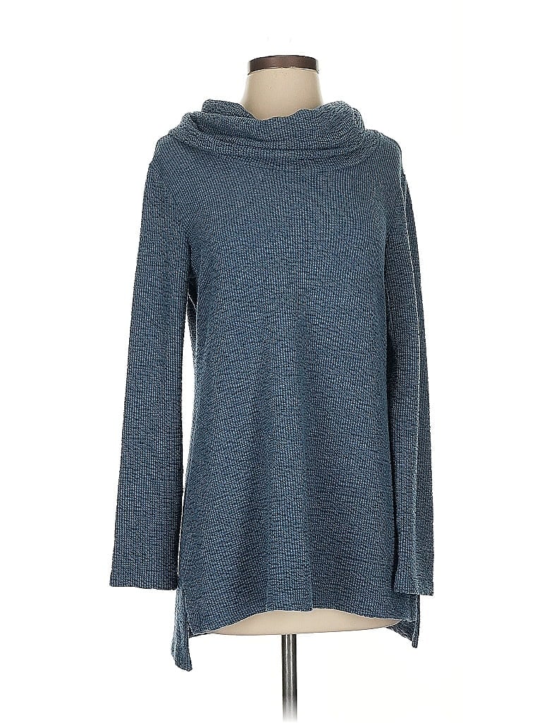 Pre-owned Pure Essence Turtleneck Sweater In Blue
