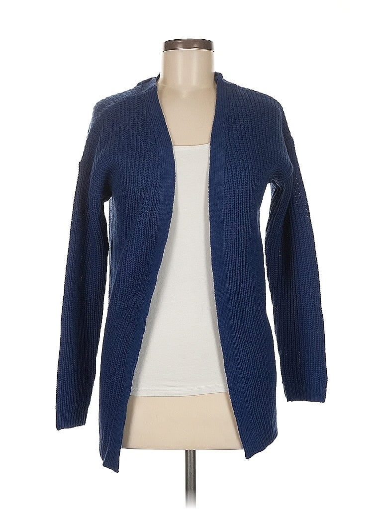 Pre-owned Derek Heart Cardigan Sweater In Blue