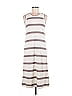 Splendid Stripes Gray Ivory Casual Dress Size M - photo 1