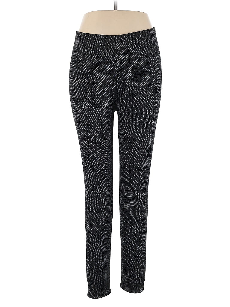 Just Cozy Tweed Gray Active Pants Size XL - photo 1