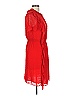 ML Monique Lhuillier 100% Polyester Red Cocktail Dress Size 8 - photo 4
