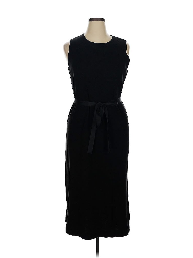 Pre-owned Talbots Casual Dress In Black