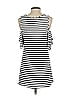 Elle Stripes White Casual Dress Size S - photo 2