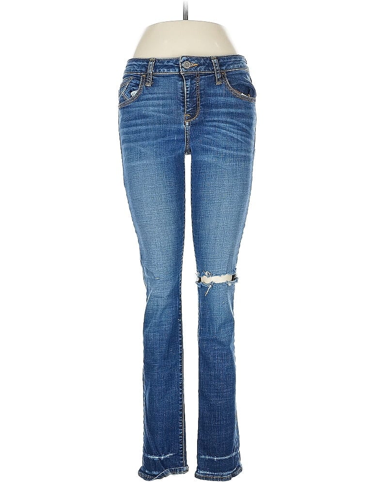 Pre-owned Pilcro And The Letterpress Jeans In Blue