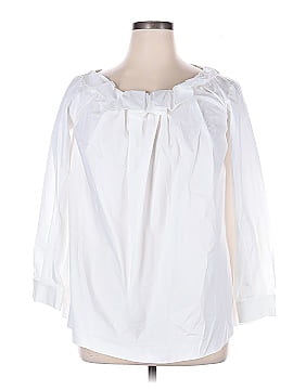 Jil Sander Navy 3/4 Sleeve Blouse